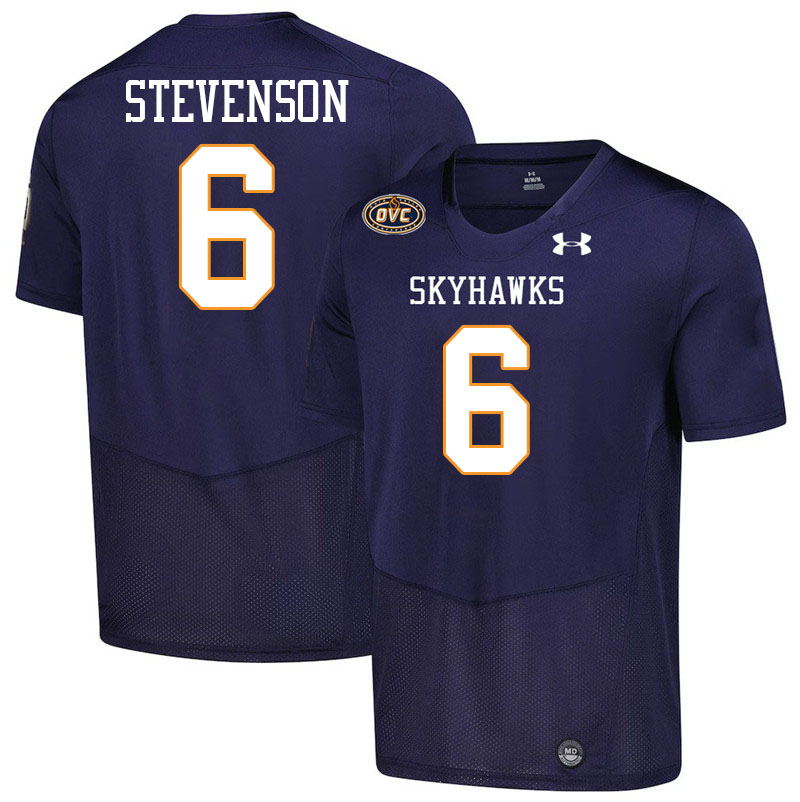 UT Martin Skyhawks #6 Jacob Stevenson College Football Jerseys,Uniforms-Navy